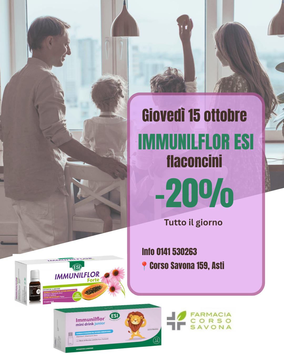 Promo IMMUNILFLOR flaconcini